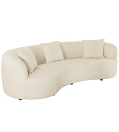 Sofa ATELIER 230 cm 3-osobowa bouclé beżowa