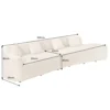 Sofa ATELIER L 330 cm 3-osobowa bouclé beżowa