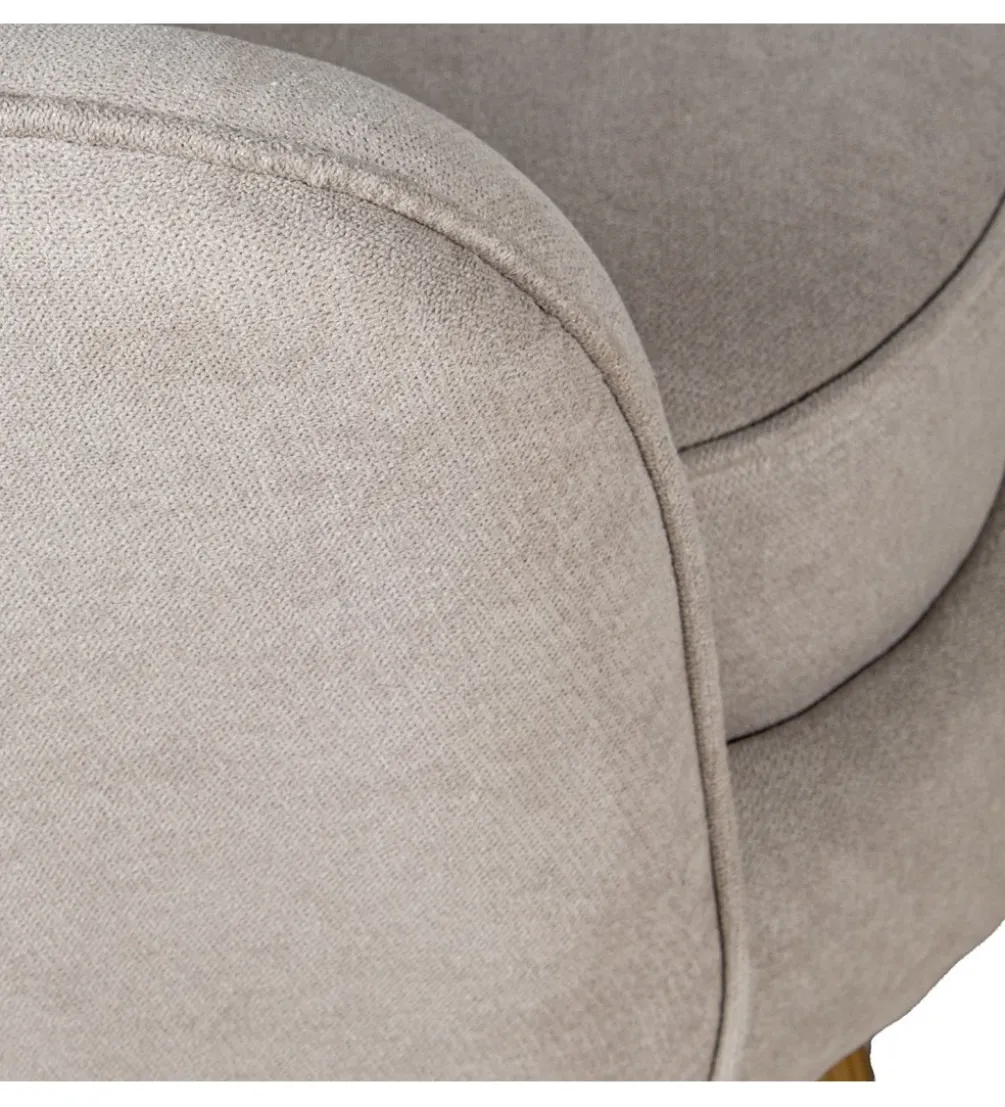 Sofa BETERYM 129 cm beżowa