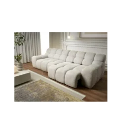 Sofa CAMPILE 288 cm elektrycznie wysuwane siedzisko