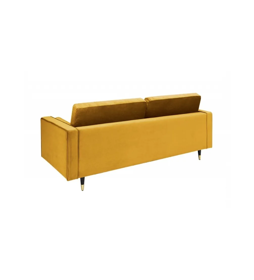 Sofa CANIS 220 cm musztardowo - żółta