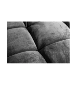 Sofa CANIS Velvet 225 cm szary aksamit