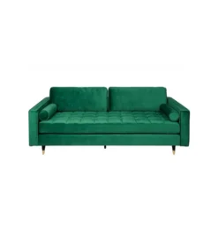 Sofa CANIS velvet 220 cm szmaragdowo zielony aksamit