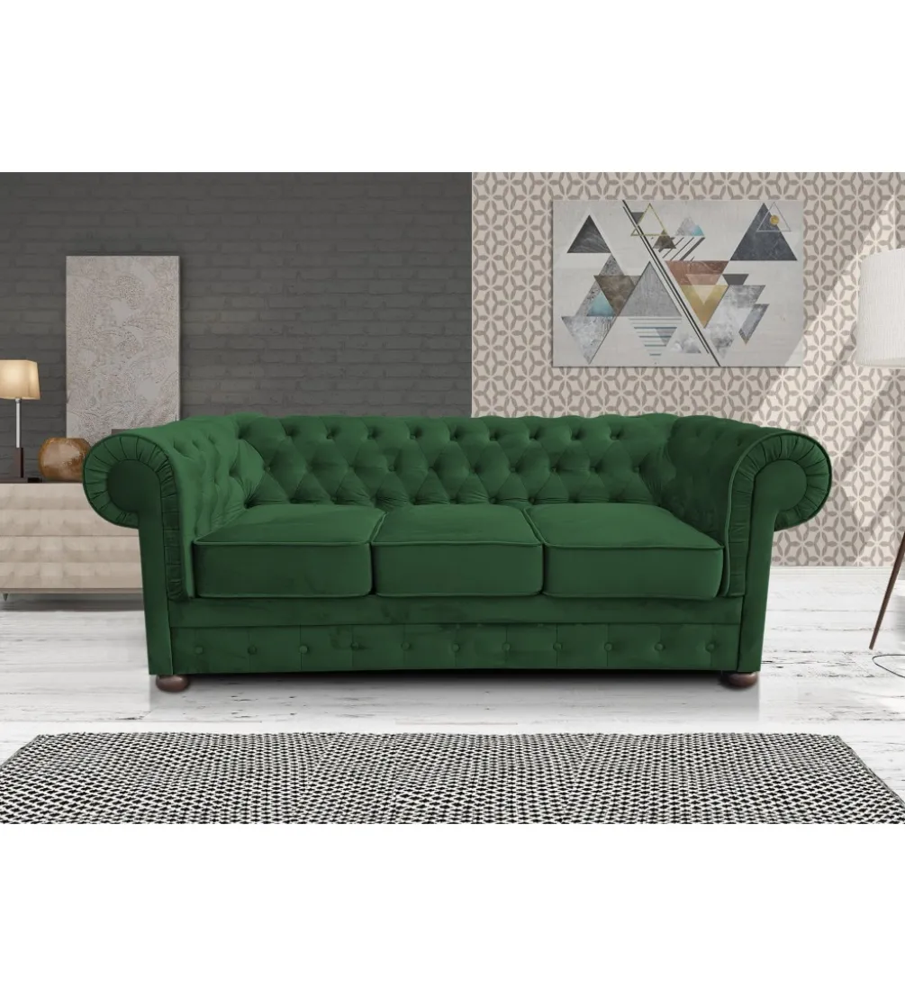 Sofa Chesterfield BAROZZI Modern Barock Clasic z funkcją spania