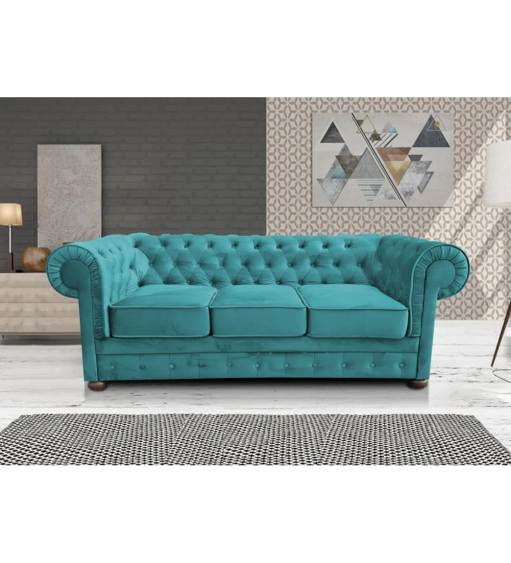 Sofa Chesterfield BAROZZI Modern Barock Clasic z funkcją spania