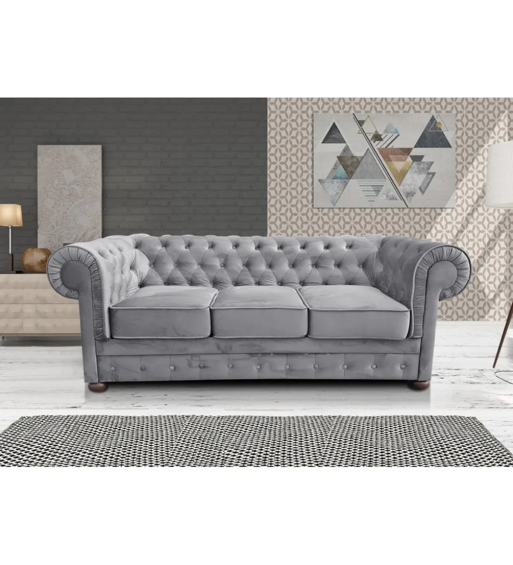 Sofa Chesterfield BAROZZI Modern Barock Clasic z funkcją spania
