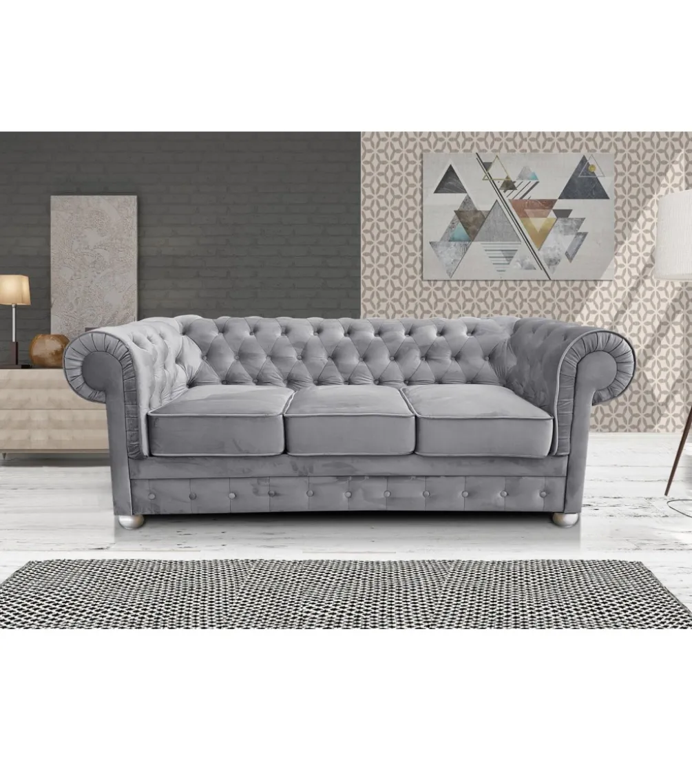 Sofa Chesterfield BAROZZI Modern Barock Clasic z funkcją spania