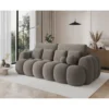 Sofa COTTONN 256 cm z funkcją spania popielaty tkanina royal 20
