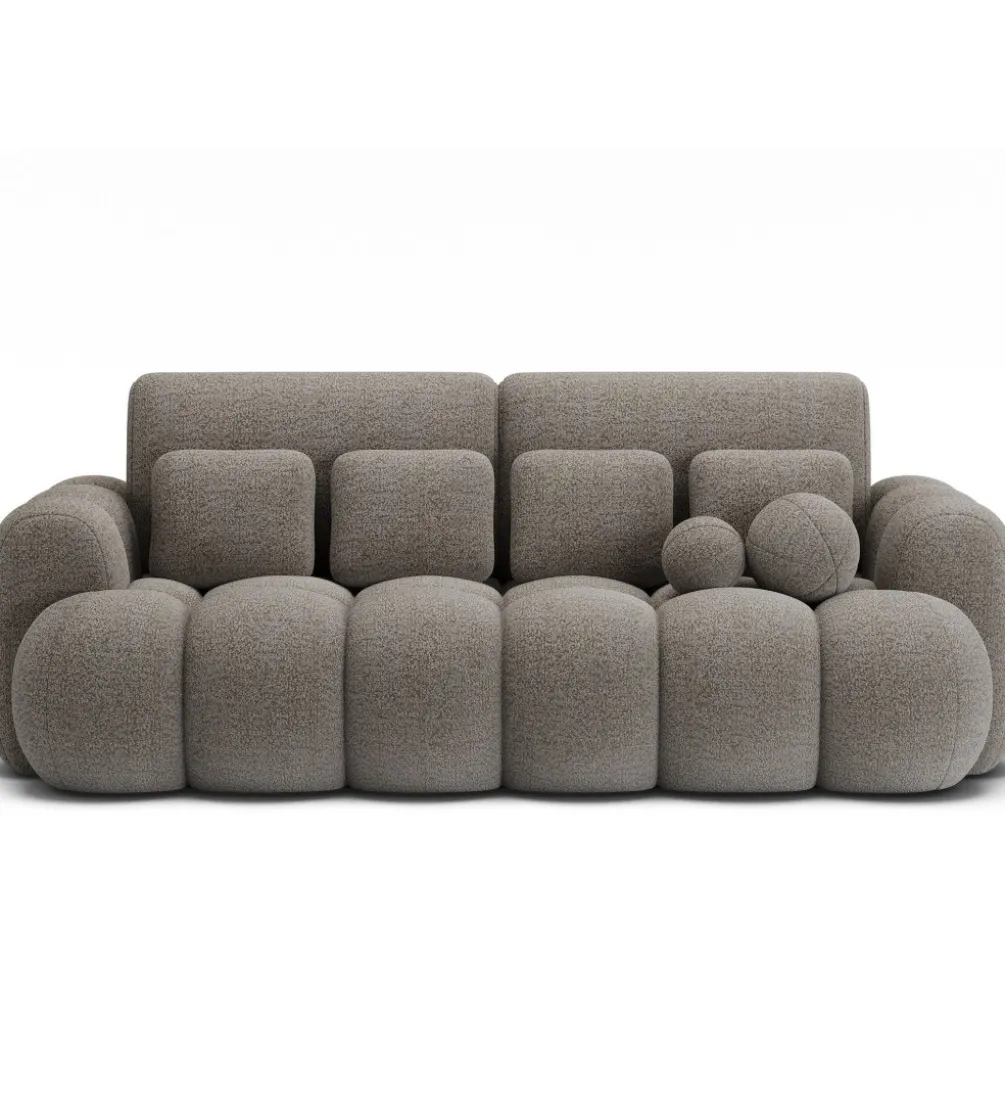 Sofa COTTONN 256 cm z funkcją spania popielaty tkanina royal 20