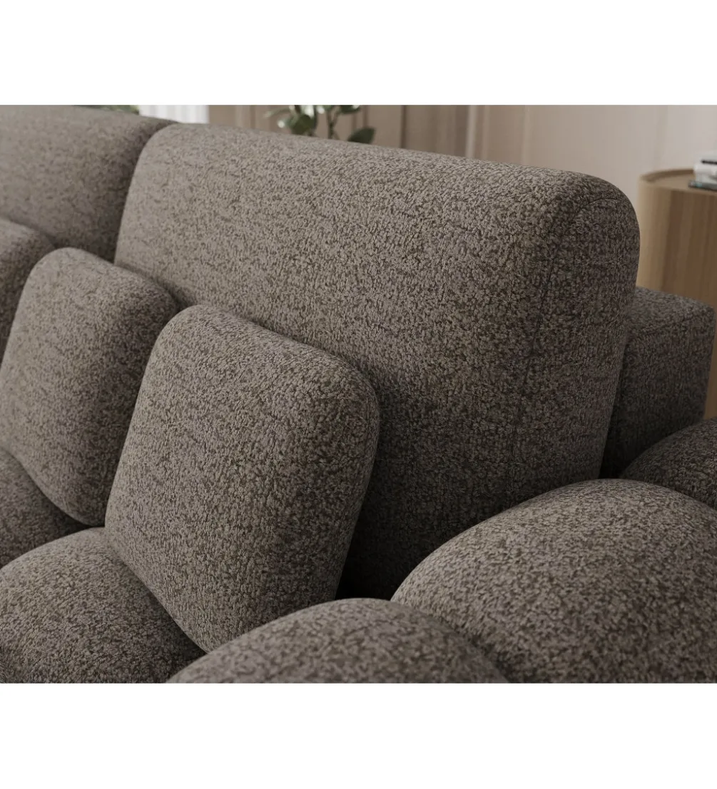 Sofa COTTONN 256 cm z funkcją spania popielaty tkanina royal 20