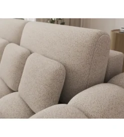 Sofa COTTONN 256 cm z funkcją spania kremowy tkanina royal 18