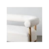 Sofa dwuosobowa ARO 143 cm beżowa