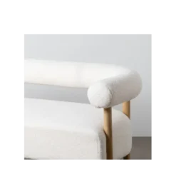 Sofa dwuosobowa ARO 143 cm beżowa