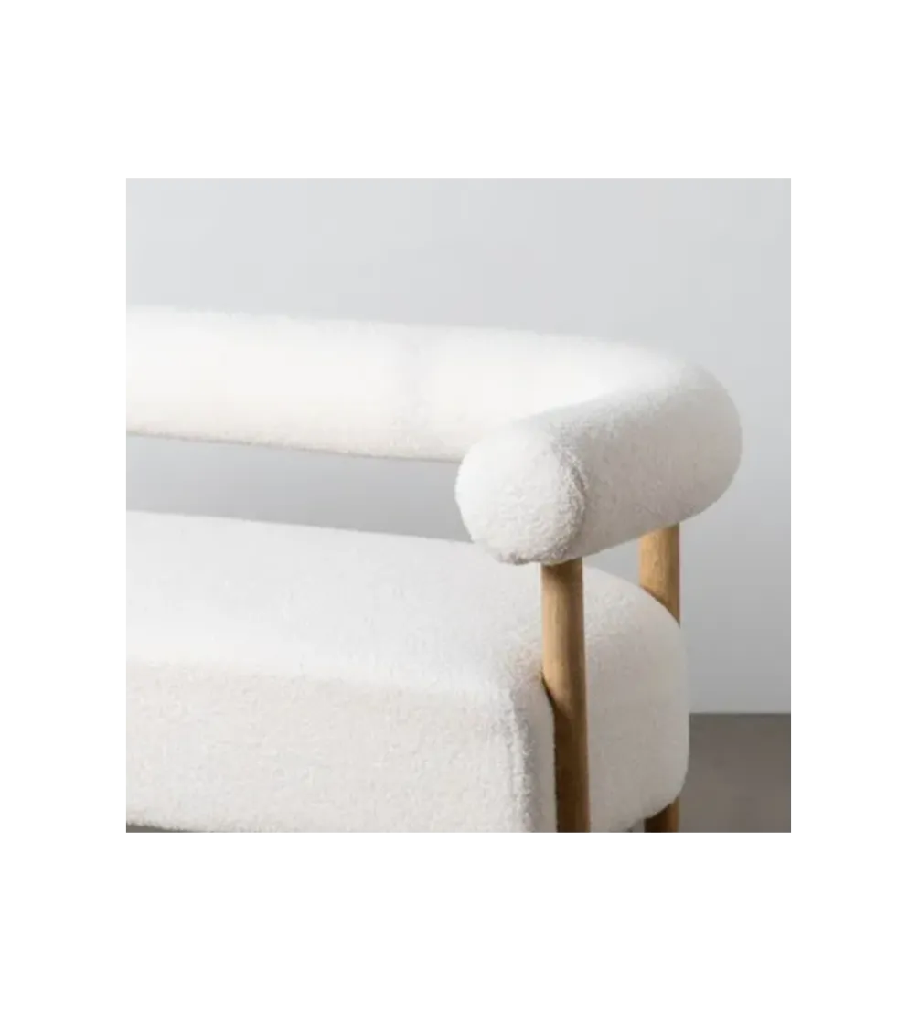 Sofa dwuosobowa ARO 143 cm beżowa