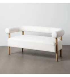 Sofa dwuosobowa ARO 143 cm beżowa