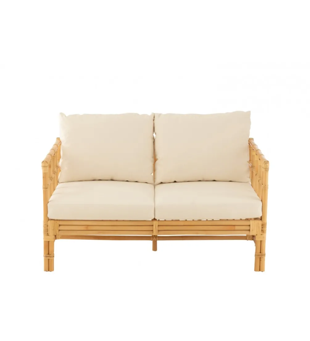 Sofa dwuosobowa ELISE 127 cm rattan