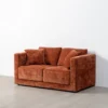 Sofa dwuosobowa MEFO 165 cm miodowa