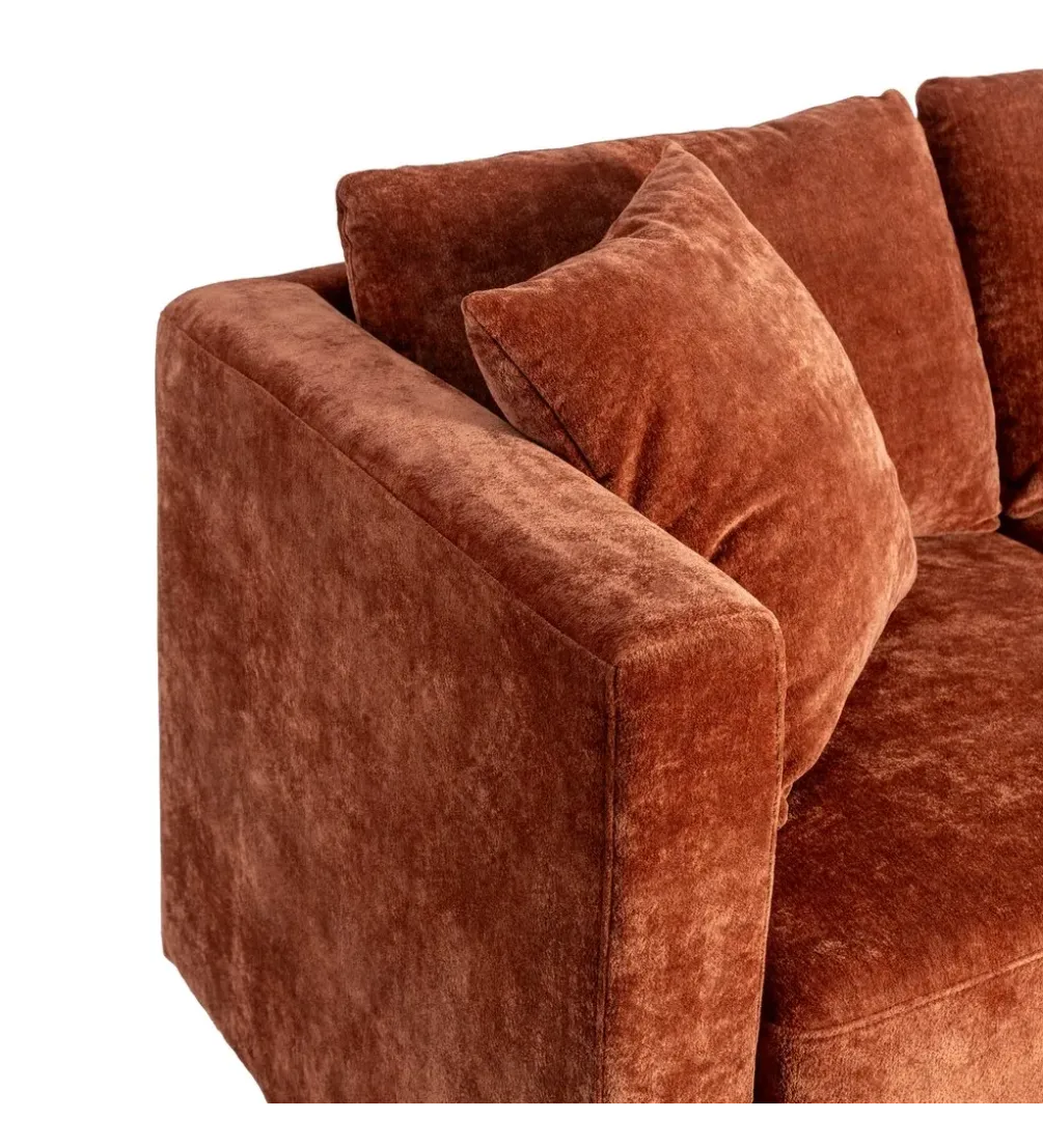 Sofa dwuosobowa MEFO 165 cm miodowa