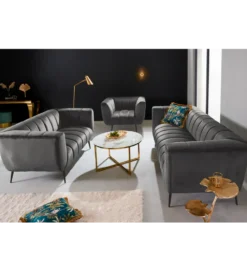 Sofa dwuosobowa Scarlett 165 cm szara