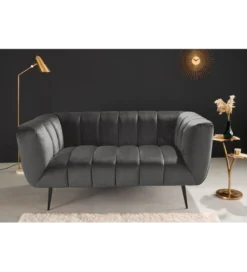 Sofa dwuosobowa Scarlett 165 cm szara