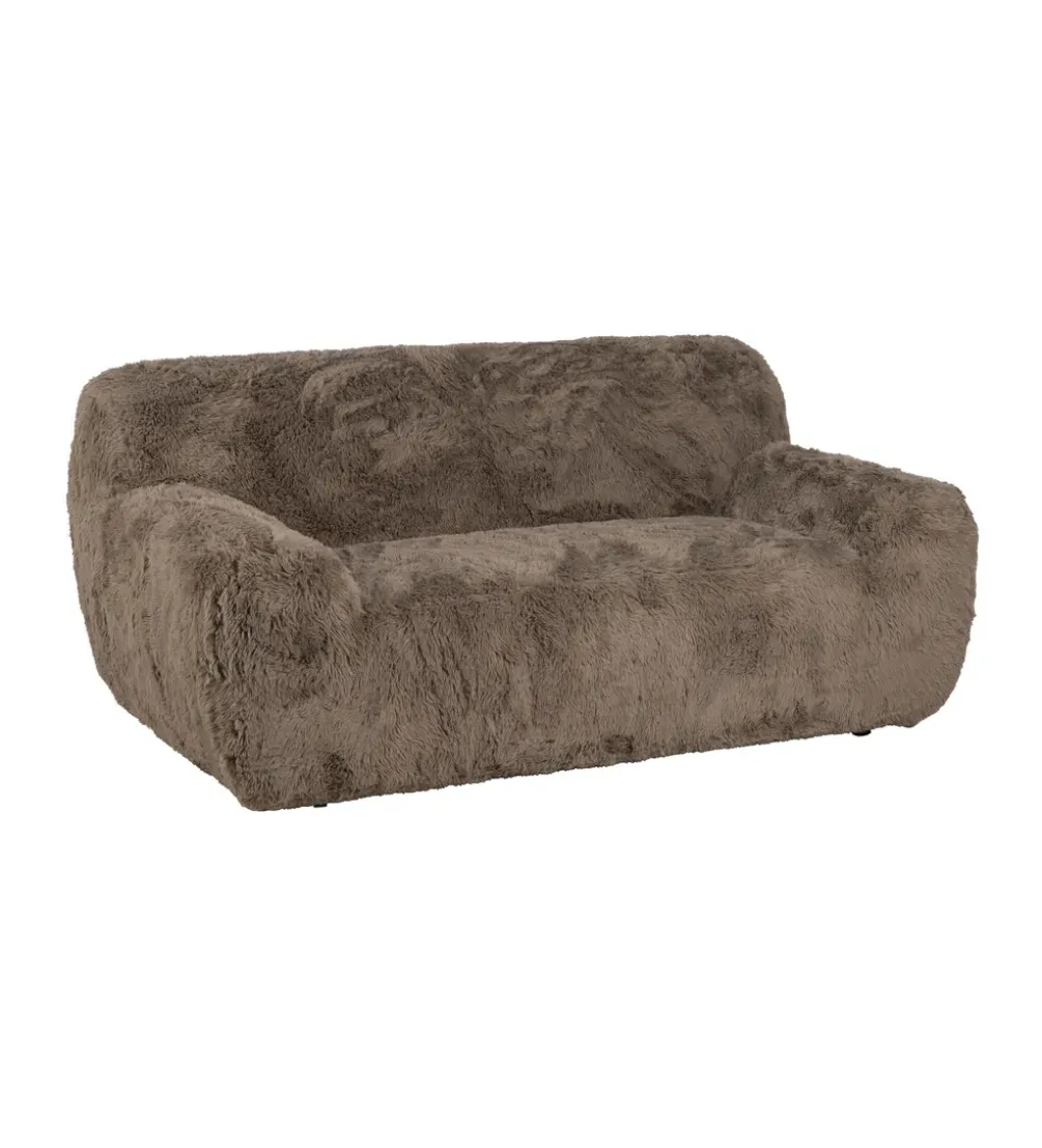 Sofa dwuosobowa WOLLY 185 cm brązowy