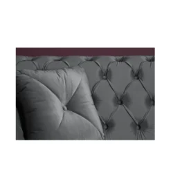 Sofa Euphoria 225 cm srebrno szara