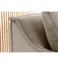 Sofa HEAVEN 200 cm cord greige