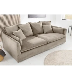 Sofa HEAVEN 200 cm cord greige