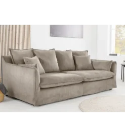 Sofa HEAVEN 200 cm cord greige