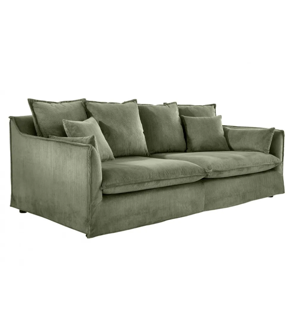 Sofa HEAVEN 200 cm cord zielony