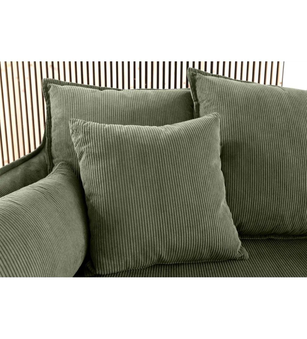 Sofa HEAVEN 200 cm cord zielony