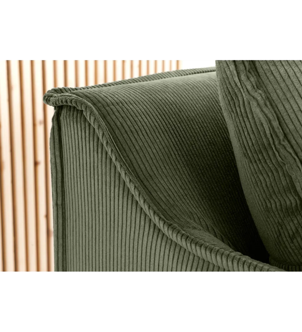 Sofa HEAVEN 200 cm cord zielony