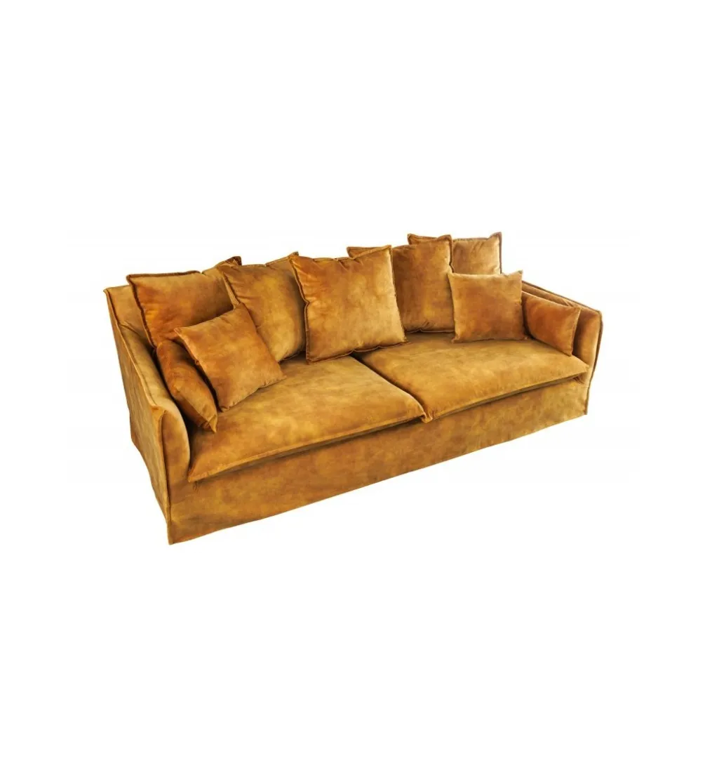 Sofa HEAVENLY Heaven 210 cm ciemna musztarda