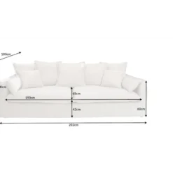 Sofa HEAVENLY Heaven 202 cm naturalna