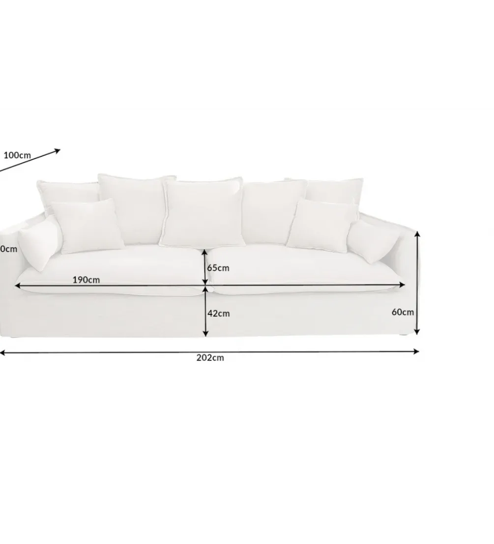 Sofa HEAVENLY Heaven 202 cm naturalna