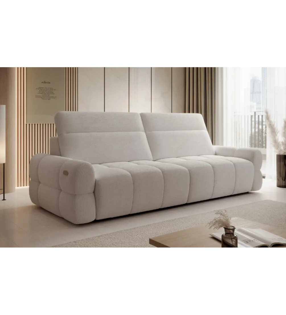 Sofa MATEO BIGSOFA 264 cm Z Elektrycznie Wysuwanym Siedziskiem