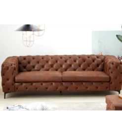 Sofa MODERN BAROCK 240 cm antyczny brąz