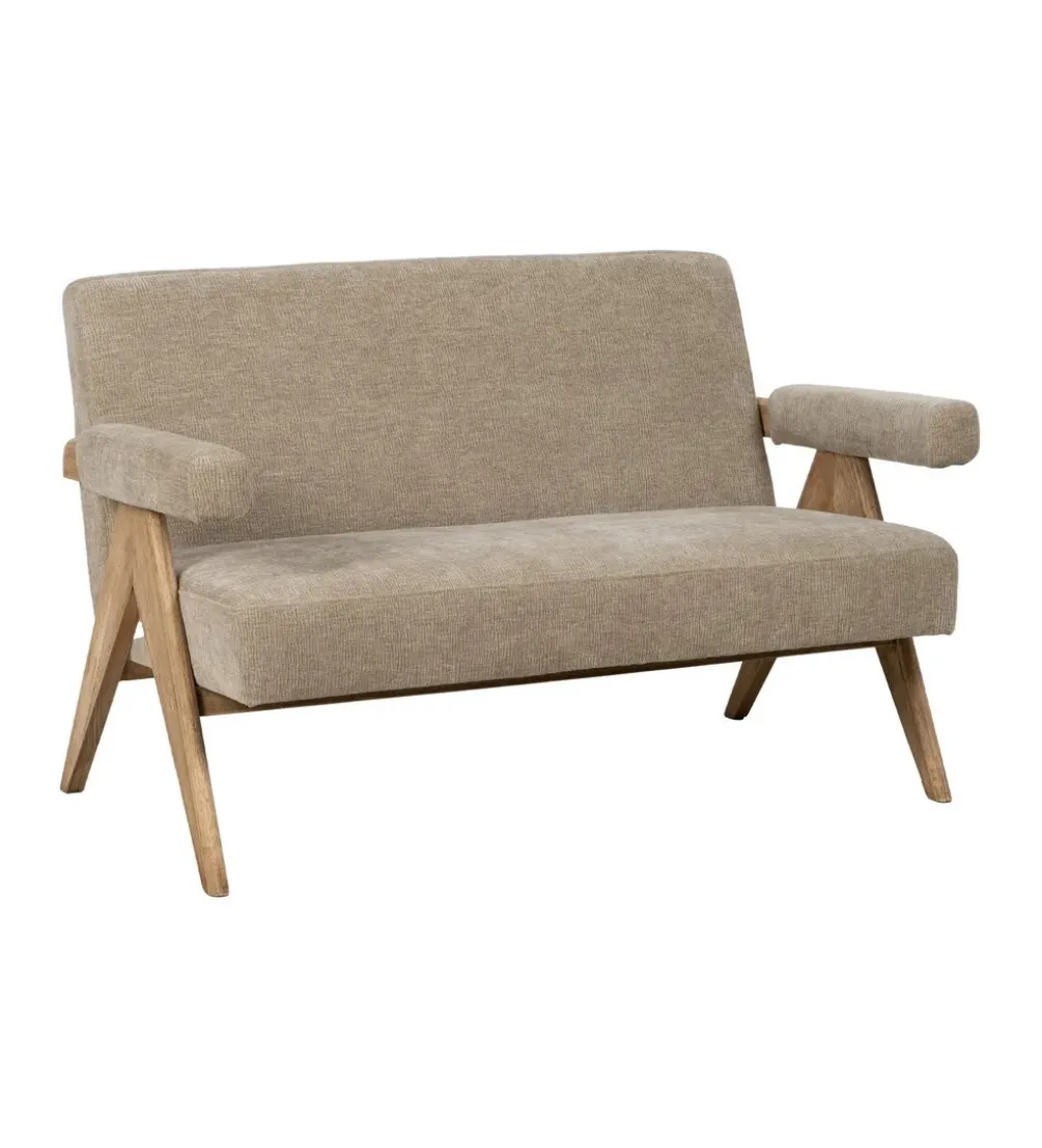 Sofa NAMGAN 134 cm beżowy naturalny