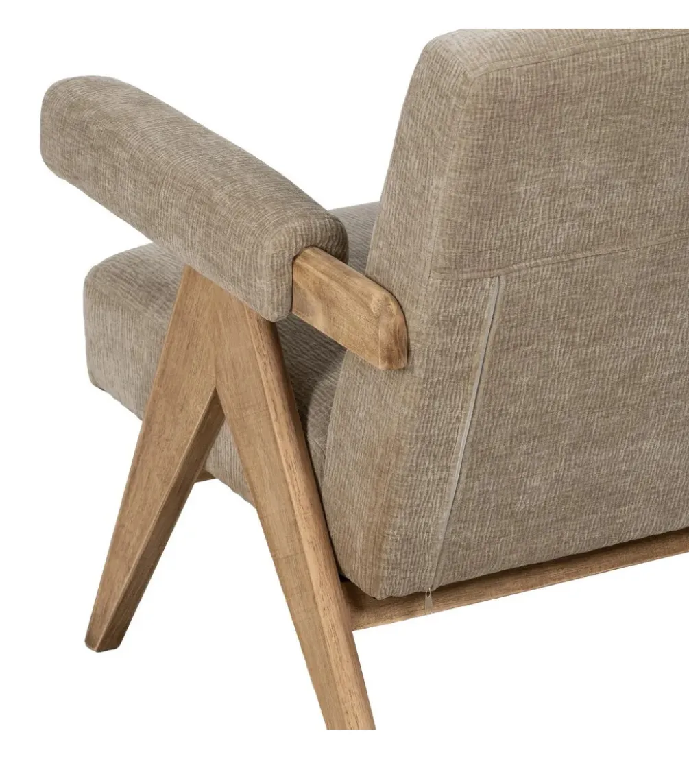 Sofa NAMGAN 134 cm beżowy naturalny