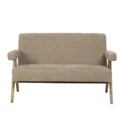 Sofa NAMGAN 134 cm beżowy naturalny