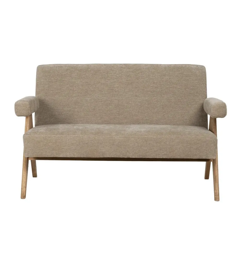 Sofa NAMGAN 134 cm beżowy naturalny