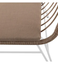 Sofa ogrodowa ARIKI 121 cm naturalna biała