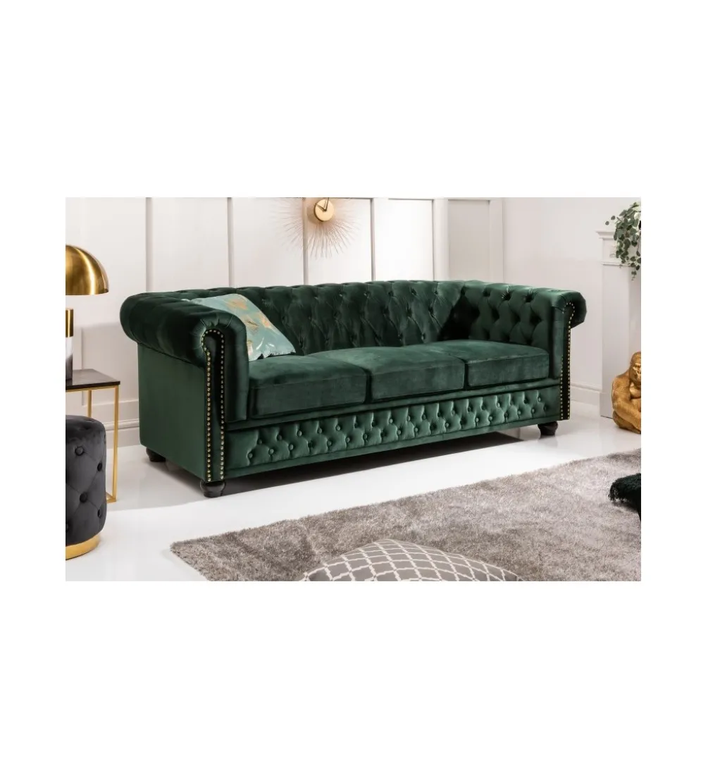 Sofa OLIVIO 220 cm antyczny róż