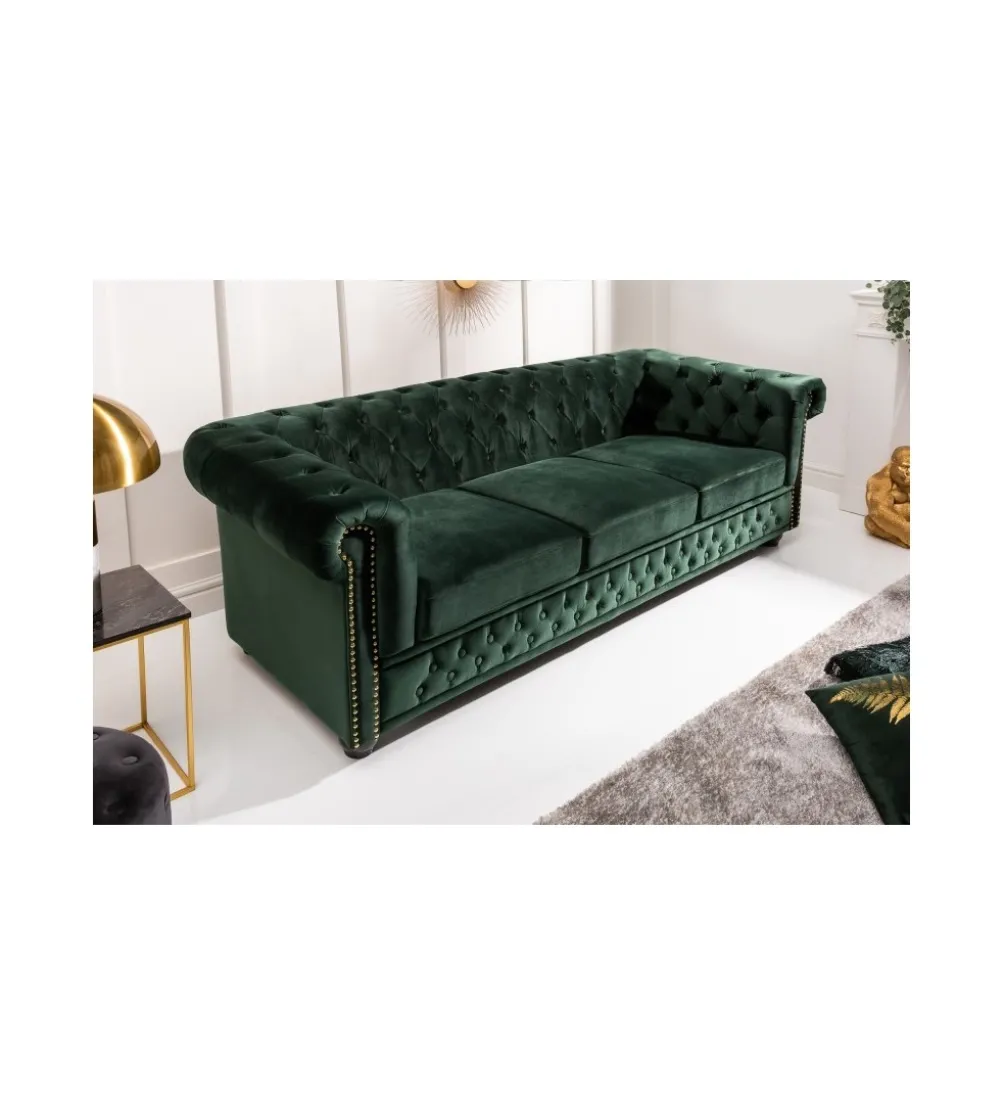Sofa OLIVIO 220 cm antyczny róż