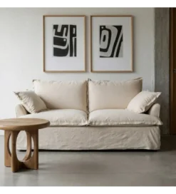 Sofa PLAZESO 200 cm beżowa