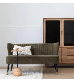 Sofa PODATERMA 134 cm zielona