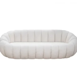 Sofa PUFETER 199 cm biała