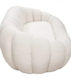 Sofa PUFETER 199 cm biała