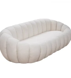 Sofa PUFETER 199 cm biała
