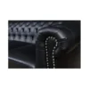 Sofa RONNI Chesterfield 205 cm czarna